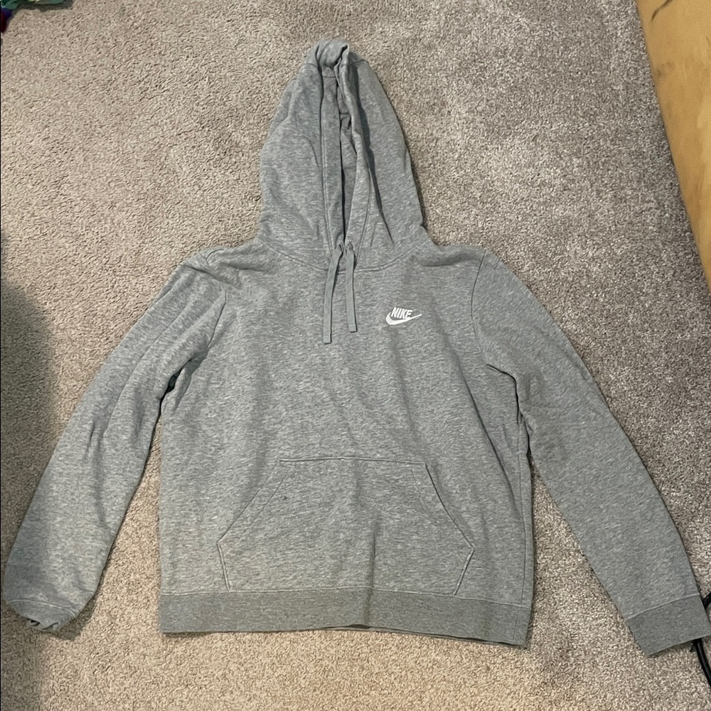 Nike Heather Gray Pullover Hoodie